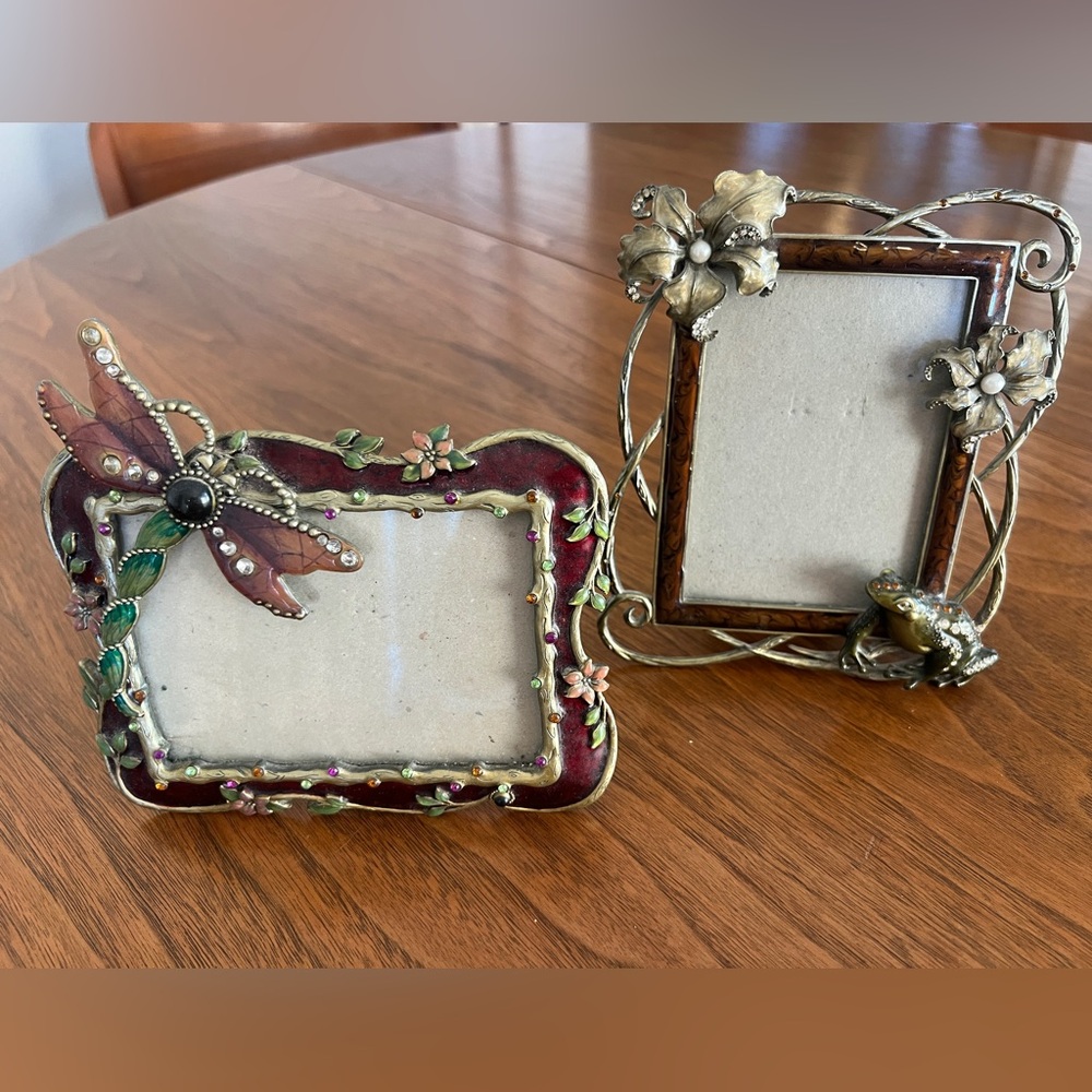 Ashley Manor dragonfly, and frog Decorative Photo Frames